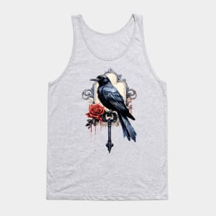 Raven collage Halloween design, Halloween costume ideas Tank Top